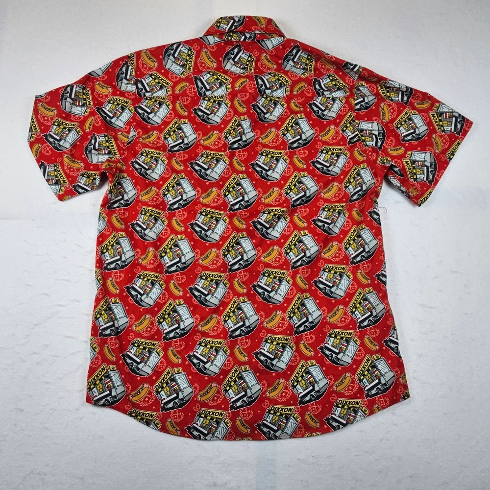 Dixxon Flannel Co Sausage Fest Red Food Truck Hot Dog D-Lite Shirt Mens XL - Picture 7 of 7